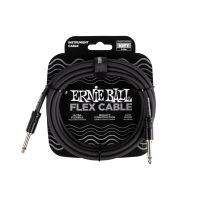 Thumbnail of Ernie Ball 6434 FLEX INSTRUMENT CABLE STRAIGHT/STRAIGHT 10FT - BLACK