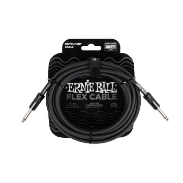 Preview of Ernie Ball 6435 FLEX INSTRUMENT CABLE STRAIGHT/STRAIGHT 20FT - BLACK