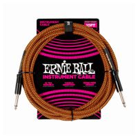 Thumbnail of Ernie Ball 6468 10&#039; BRAIDED INSTRUMENT CABLE STRAIGHT/STRAIGHT 10FT - PUMPKIN PIE