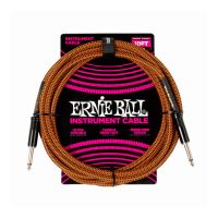 Thumbnail of Ernie Ball 6468 10&#039; BRAIDED INSTRUMENT CABLE STRAIGHT/STRAIGHT 10FT - PUMPKIN PIE