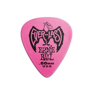 Preview of Ernie Ball 9179 .60mm Pink Everlast Pick