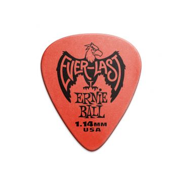 Preview of Ernie Ball 9194 1.14mm Red Everlast Pick