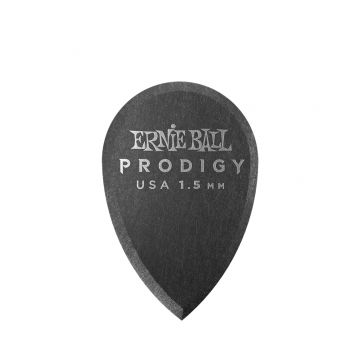 Preview van Ernie Ball 9330 1.5mm Black Teardrop Prodigy Pick