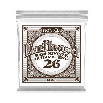 Preview of Ernie Ball P01426 Earthwood 80/20 Bronze Acoustic Guitar String .026