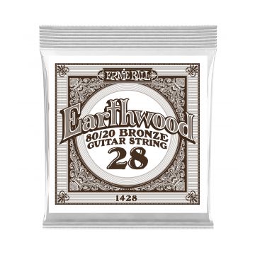 Preview of Ernie Ball P01428 Earthwood 80/20 Bronze Acoustic Guitar String .028