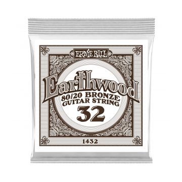 Preview of Ernie Ball P01432 Earthwood 80/20 Bronze Acoustic Guitar String .032