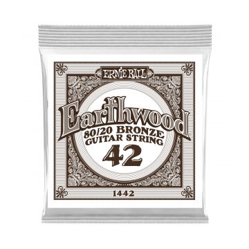 Preview of Ernie Ball P01442 Earthwood 80/20 Bronze Acoustic Guitar String .042