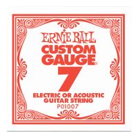 Thumbnail of Ernie Ball eb-1007 Single .007 PLAIN STEEL ELECTRIC OR ACOUSTIC GUITAR STRING