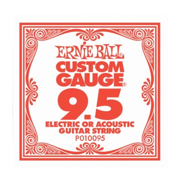Preview van Ernie Ball eb-10095 Single PLAIN STEEL ELECTRIC OR ACOUSTIC