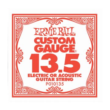 Preview of Ernie Ball eb-10135 Single PLAIN STEEL ELECTRIC OR ACOUSTIC