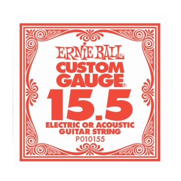 Preview of Ernie Ball eb-10155 Single PLAIN STEEL ELECTRIC OR ACOUSTIC
