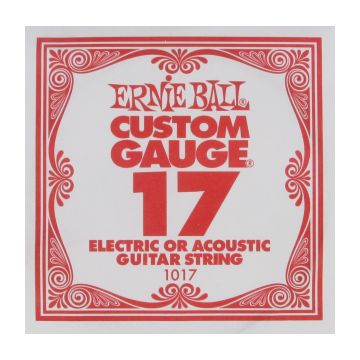 Preview van Ernie Ball eb-1017 Single PLAIN STEEL ELECTRIC OR ACOUSTIC