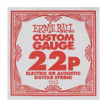 Preview of Ernie Ball eb-1022 Single PLAIN STEEL ELECTRIC OR ACOUSTIC