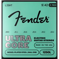 Thumbnail of Fender 1250L-3PK UltraCore&trade; Nickel plated, Ball-end 009/42 (3-Pack)