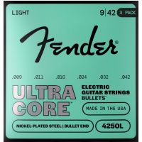 Thumbnail of Fender 4250L-3pk UltraCore&trade; Nickel plated, Bullet-end 009/42 (3-Pack)
