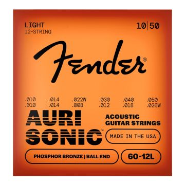 Preview of Fender 60-12L AuriSonic&trade; Phosphor Bronze 12-String