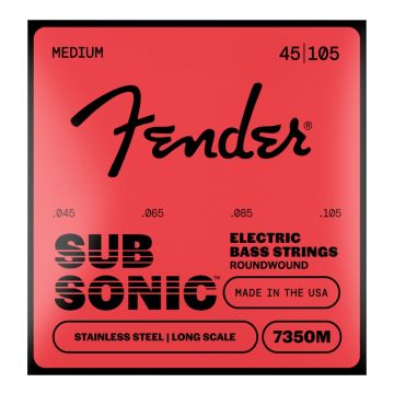 Preview of Fender 7350M SubSonic&trade; Stainless Roundwound 45-105