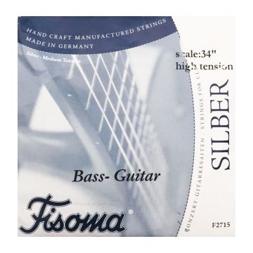Preview of Fisoma F2715 Classical 4 string Bass Guitar  34&quot; Tension Ball end High tension in ADGC tuning