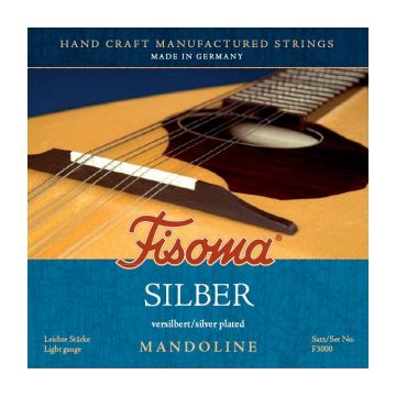 Preview van Fisoma F3000  Mandoline Silber  Silverplated copper wound
