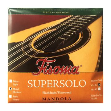 Preview van Fisoma F3150-42/45 Medium Mandola supersolo Flatwound Stainless