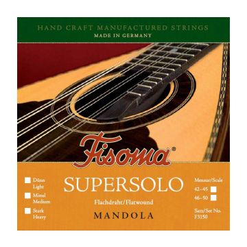 Preview of Fisoma F3150-46/50 Medium Mandola supersolo Flatwound Stainless