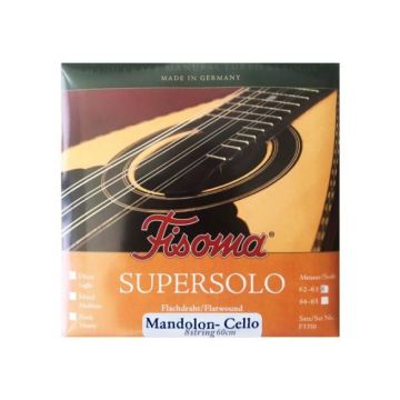 Preview of Fisoma F3350-60-8  Mandolon-Cello supersolo Flatwound Stainless 60cm scale