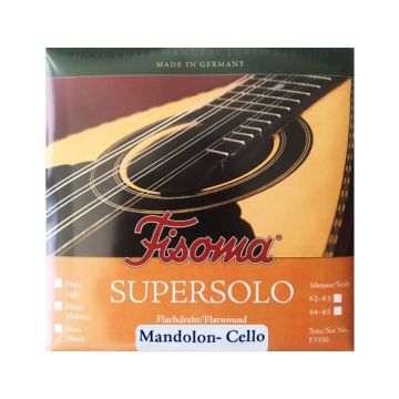 Preview van Fisoma F3350-62/63  Mandolon-Cello supersolo Flatwound Stainless