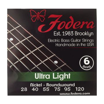 Preview van Fodera N28120 ultra Light Nickel, 6 string