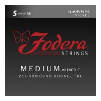 Thumbnail of Fodera N34105XS  Nickel, 5 string EXTRA SHORT SCALE 30.75&rdquo; taper