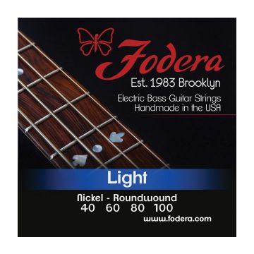 Preview of Fodera N40100 XL Light Nickel, Extra Long scale