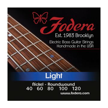 Preview of Fodera N40120TB Light Nickel, 5 string Tapered B