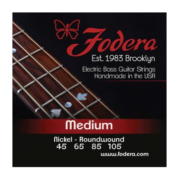 Preview van Fodera N45105XL Medium Nickel, Extra long scale