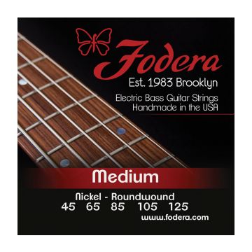 Preview of Fodera N45125XL Medium Nickel, 5 string  Extra long scale