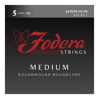 Thumbnail of Fodera N45125XS  Medium Nickel, 5 string EXTRA SHORT SCALE 30.75&rdquo; taper
