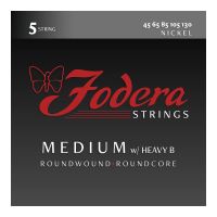 Thumbnail of Fodera N45130TB-XL Extra Long scale Medium Nickel, 5 string Tapered B