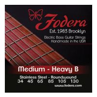 Thumbnail van Fodera S34130 Medium Stainless,  6 string