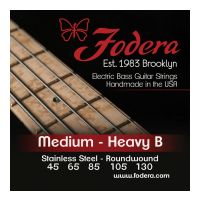 Thumbnail van Fodera S45130TB Medium Stainless,  5 string Tapered B
