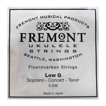 Preview van Fremont STR-FCG Clear Fluorocarbon string Low G for Soprano, Concert and Tenor