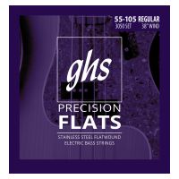 Thumbnail of GHS 3050 R Precision Flatwound Flat Wrap Stainless Steel Regular 055/105