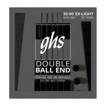 Preview of GHS 5610 DOUBLE BALL END - Extra Light (36&quot; length)  stainless Roundwound