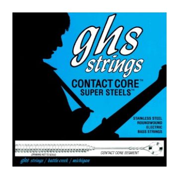 Preview of GHS 5L-CC Contact Core&trade; Super Steels&trade; Light, 5 String (36.5&quot; winding) 040-125