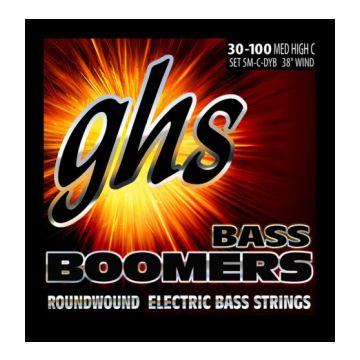 Preview of GHS 5M-C-DYB Bass Boomers Roundwound Nickel-Plated Steel