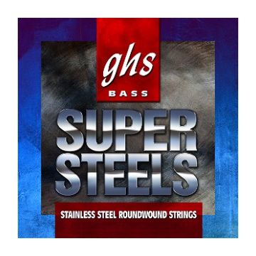 Preview of GHS 5ML-STB BASS SUPER STEELS&trade; - Medium Light, 5 String (36.5&quot; winding) 044-121