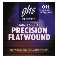 Thumbnail of GHS 800 Precision Flatwound Flat Wrap Stainless Steel Extra Light