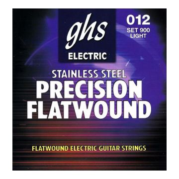 Preview of GHS 900 Precision Flatwound Flat Wrap Stainless Steel Ultra Light