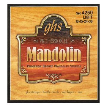 Preview van GHS A250 Mandolin Light Phosphor bronze