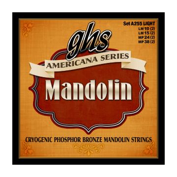 Preview of GHS A255 AMERICANA SERIES MANDOLIN Phosphor Bronze, Light
