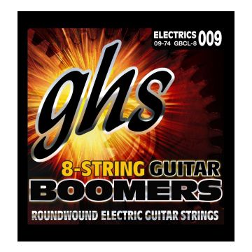 Preview of GHS GBCL-8 Boomers Roundwound Nickel-Plated Steel