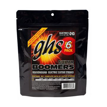 Preview of GHS GBL-6P Boomers 6-pack Roundwound Nickel-Plated Steel