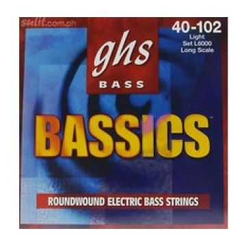Preview van GHS L6000 Bassics Roundwound Nickel-Plated Steel